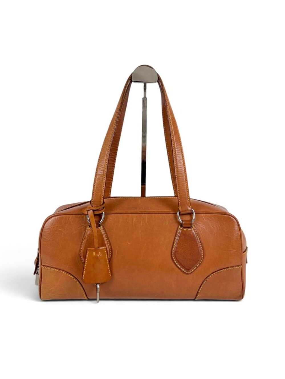 Prada Leather East Waist Bag Brown